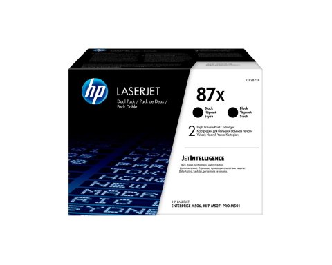 HP 87X 2x Schwarz LaserJet Tonerpatrone