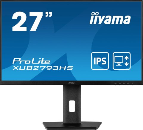 Monitor IIYAMA 68,5 cm (27 cali) XUB2793HS-B7 16:9 HDMI+DP IPS Lift
