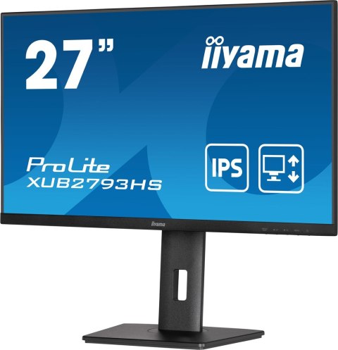 Monitor IIYAMA 68,5 cm (27 cali) XUB2793HS-B7 16:9 HDMI+DP IPS Lift