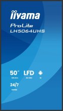 Ekran płaski iiyama LH5564UHS-B1AG 55 IN LCD UHD - Płaski ekran - 139,7 cm
