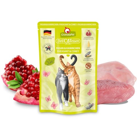 GranataPet DeliCatessen bażant i królik karma mokra dla kota 85g