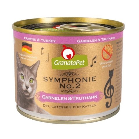GranataPet Symphonie No.2 krewetki i indyk mokra karma dla kota 200g