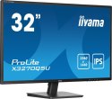 Iiyama ProLite X3270QSU-B1 monitor komputerowy 81,3 cm (32") 2560 x 1440 px Wide Quad HD LED Czarny
