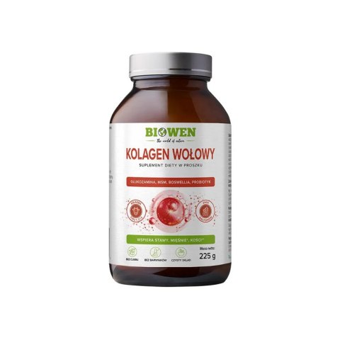BIOWEN Kolagen Wołowy w proszku 225g
