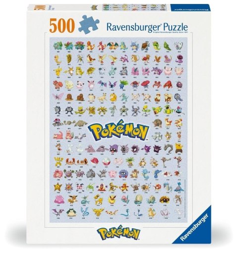 Puzzle 500 2D: Pokemon Postacie