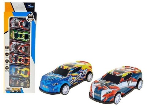 Zestaw 6 aut metalowych 26,5x9x2,6cm