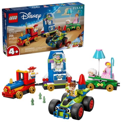 LEGO DISNEY 43264 PIXAR TOY STORY CELEBRATION TRAIN & RC CAR
