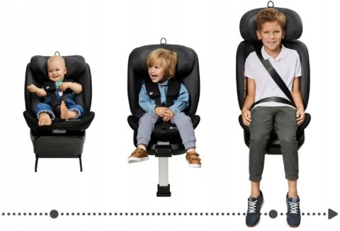 Kinderkraft fotelik I-360 black