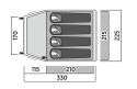 Namiot czteroosobowy Easy Camp Setesdal 4