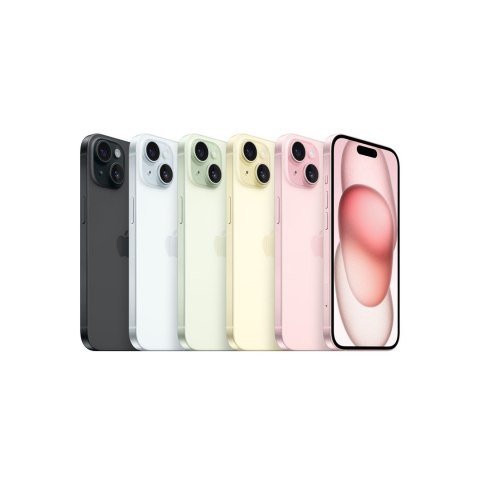 Apple iPhone 15 15,5 cm (6.1") Dual SIM iOS 17 5G USB Type-C 256 GB Żółty