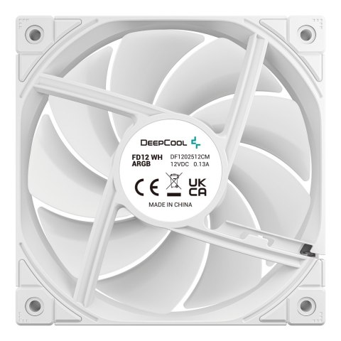 Wentylator Deepcool R-FD12-BKAPN3-G ARGB-3 IN 1 Performance 120mm Fan White 3-Pack