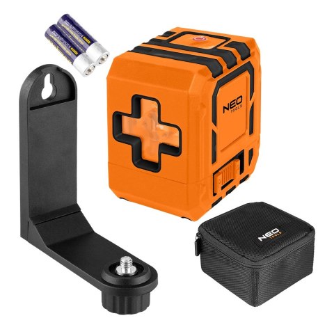 Laser krzyżowy 30 m, z etui i uchwytem magnetycznym, zielony