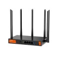 Tenda W30E AX3000 router bezprzewodowy Gigabit Ethernet Dual-band (2.4 GHz/5 GHz) Czarny
