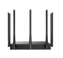Tenda W30E AX3000 router bezprzewodowy Gigabit Ethernet Dual-band (2.4 GHz/5 GHz) Czarny