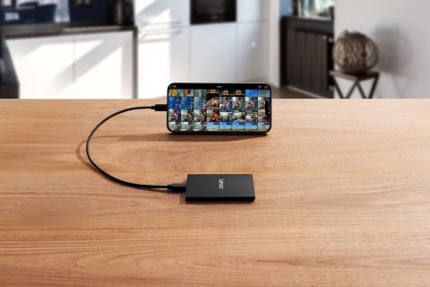 Lexar LSL500X002T-RNBNG Zewnętrzny dysk SSD 2 TB USB Type-C USB 3.2 Gen 2x2 Czarny