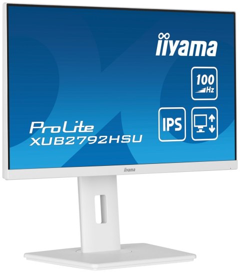 Iiyama ProLite XUB2792HSU-W6 LED display 68,6 cm (27") 1920 x 1080 px Full HD Biały