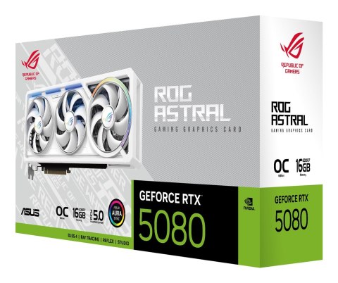 Karta graf. ASUS ROG ASTRAL RTX 5080 16GB OC WHITE