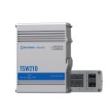 Teltonika TSW210 Nie zarządzany Gigabit Ethernet (10/100/1000) Aluminium