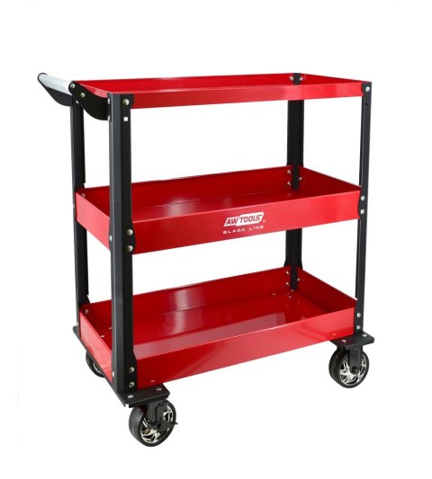 AW wózek warsztatowy metalowy 3 poziomy / 150kg