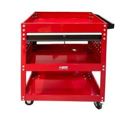 Metalowy wózek warsztatowy 3 poziomy + 1 szuflada