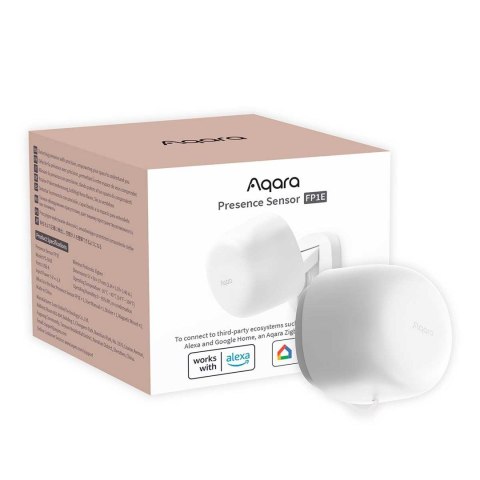 Aqara Presence Sensor FP1E | Czujnik obecności | Zigbee 3.0, Matter, zasięg 6m, 120 stopni