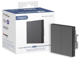 Aqara Smart Wall Switch H1 Szary podwójny bez neutrala