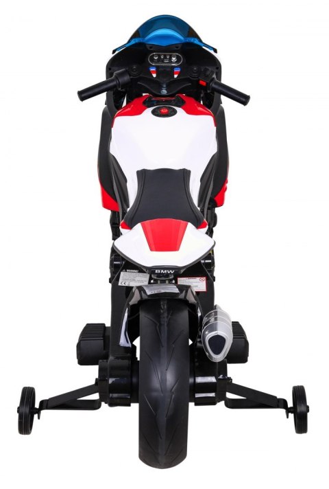 Motor BMW HP4 na akumulator dla dzieci Czerwony + Pomocnicze kółka + Wolny Start + EVA + MP3 LED