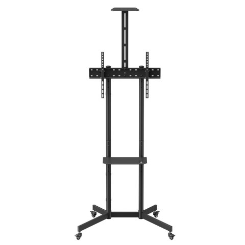 MACLEAN STAND / WÓZEK DO TV, PÓŁKA NA KAMERĘ, NA KÓŁKACH, 37-70", MAX. OBCIĄŻENIE 45KG/5KG PÓŁKA, MAX. VESA 600X400 MC-113 B