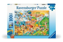 Puzzle dla dzieci 2D: 4 pory roku 100el