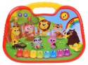 Edukacyjne interaktywne organki ze zwierzątkami odgłosy melodie ZA5955