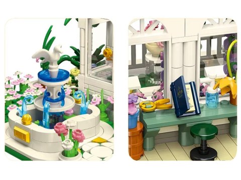 Klocki Neoklasyczny OGRÓD BOTANICZNY z efektami świetlnymi 2397ele ZA5761