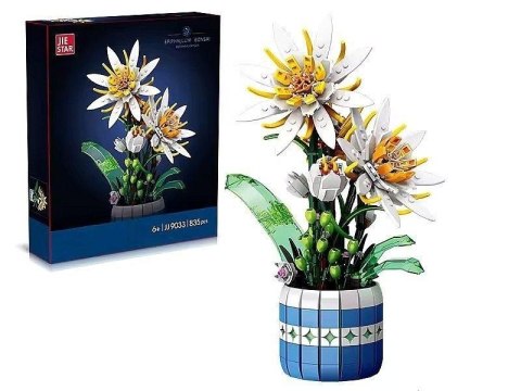 Klocki - kwiatki w doniczce