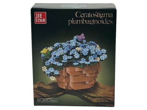 Klocki - kwiaty w doniczce