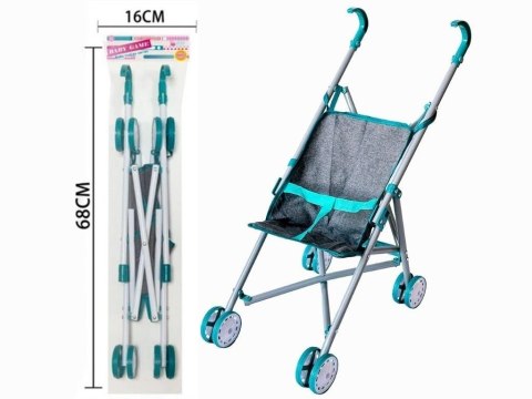 Wózek spacerówka parasolka szaro-miętowy