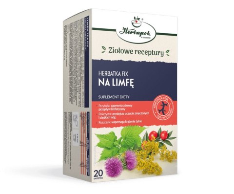 Herbatka na Limfę fix 20*2g HERBAPOL KRAKÓW