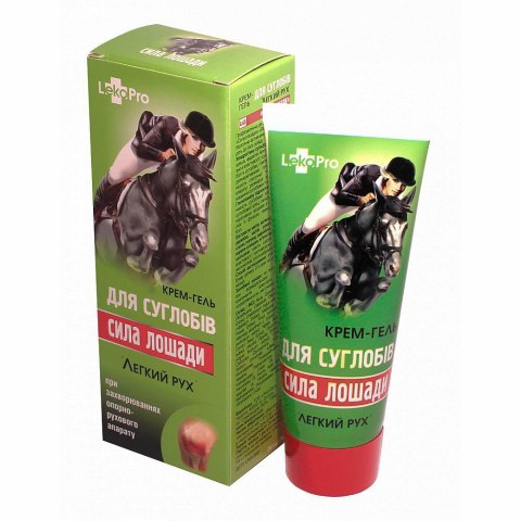 LEKOPRO Końska siła krem-żel lekkość ruchu Glukozamina i Chondroityna 75ml (Ukraina)