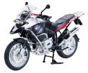 Motocykl BMW R 1200 GS biały RASTAR model 1:9 Metalowa karoseria