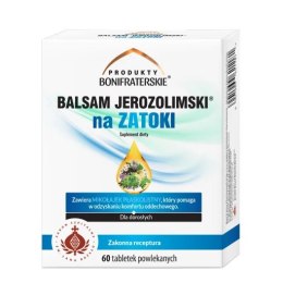 Balsam Jerozolimski na zatoki 60 tabl. powlekanych PRODUKTY BONIFRATERSKIE