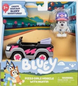 Bluey Auto z pizzą & Muffin
