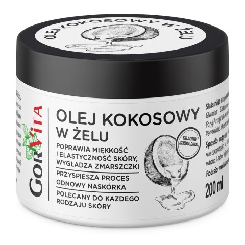 GORVITA Olej kokosowy w żelu 200ml