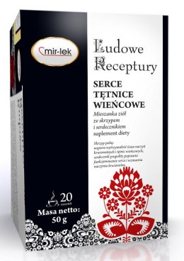 LUDOWE RECEPTURY serce, tętnice wieńcowe 30 saszetek MIR-LEK