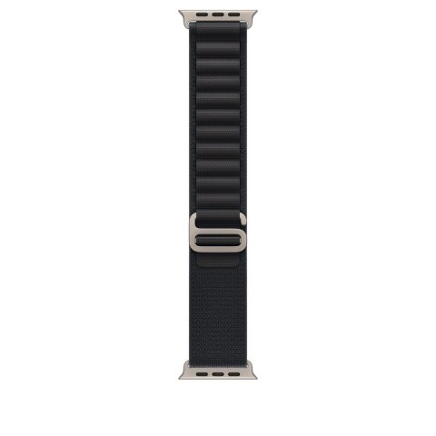 Zegarek Apple 49mm Black Alpine Loop - Medium - Natural Titanium Finish