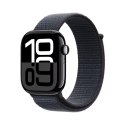 Zegarek APPLE WATCH SERIES 10 46MM Jet Black Aluminium Case z Ink Sport Loop GPS MWWR3QC/A