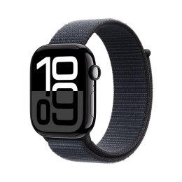 Zegarek APPLE WATCH SERIES 10 46MM Jet Black Aluminium Case z Ink Sport Loop GPS MWWR3QC/A
