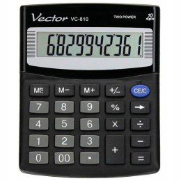 Vector Kalkulator biurowy VC-810 czarny