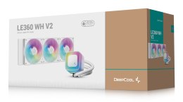 Chłodzenie wodne DeepCool LE360 WH V2