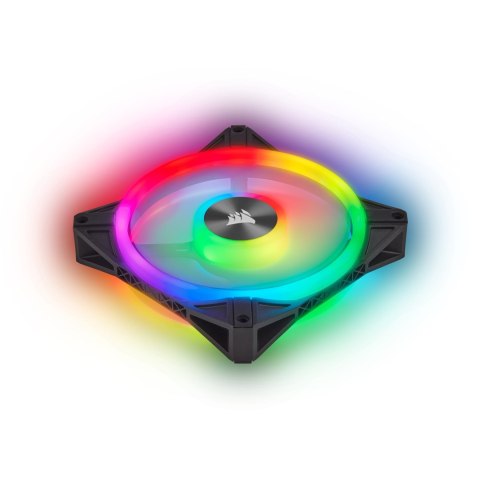 Korsarz | Zestaw podwójnych wentylatorów PWM 140 mm serii QL z węzłem oświetleniowym CORE | Podświetlenie QL140 RGB | Wentylator
