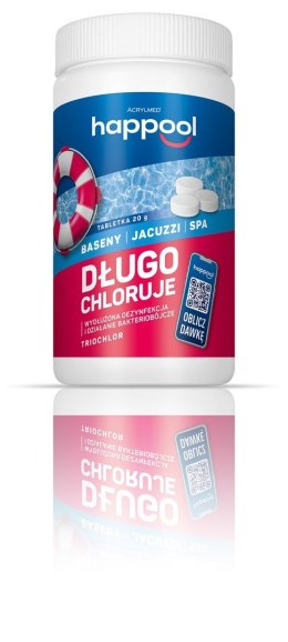 Acrylmed 1kg Triochlor 20g przedłużona dezynfekcja - tabletki