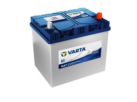 Akumulator VARTA 12V 60Ah/540A (P+ standardowy) 232x173x225 B00 (rozruchowy)