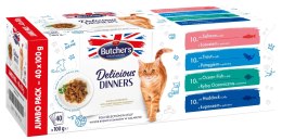 Butcher's Delicious Dinner Jumbo Pack ryba 40x100g